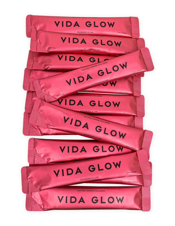 Vida Glow Natural Marine Collagen Cranberry & Lime