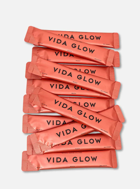Vida Glow Natural Marine Collagen Peach Sachets