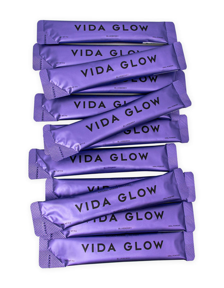 Vida Glow Natural Marine Collagen Blueberry