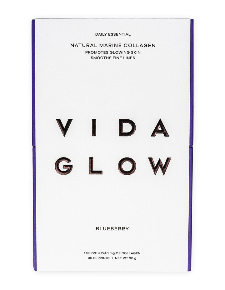 Vida Glow Natural Marine Collagen Blueberry