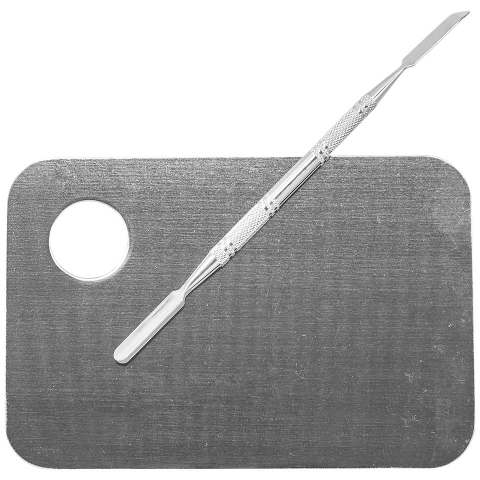 MIXING PLATE AND SPATULA | Blush Bar Geelong | MAKEUP | HAIR | BROW | BLOW | BAR