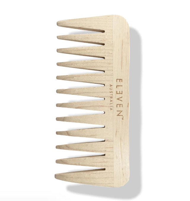 Eleven Australia Wooden Wide Tooth Comb