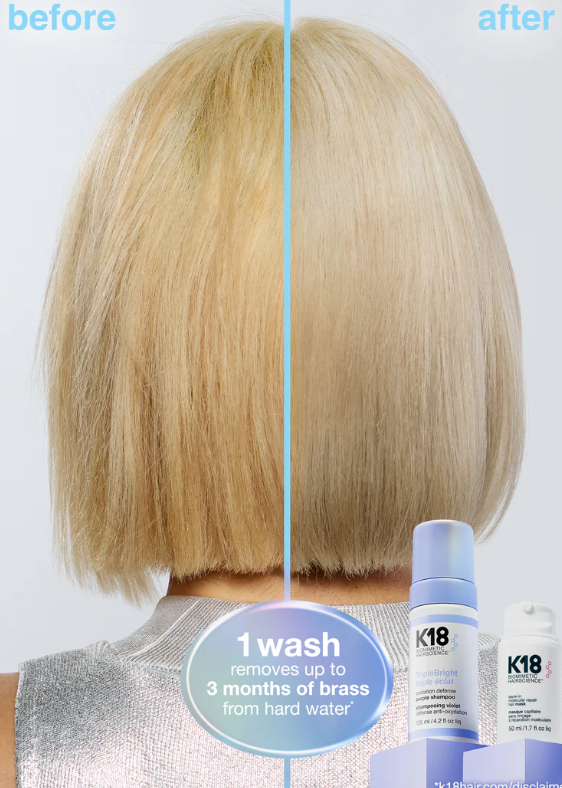 K18 TripleBright Oxidation Defense Purple Shampoo