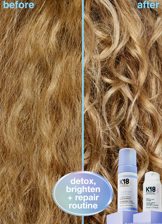K18 TripleBright Oxidation Defense Purple Shampoo