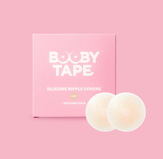 Booby Tape Silicone Nipple Covers Light