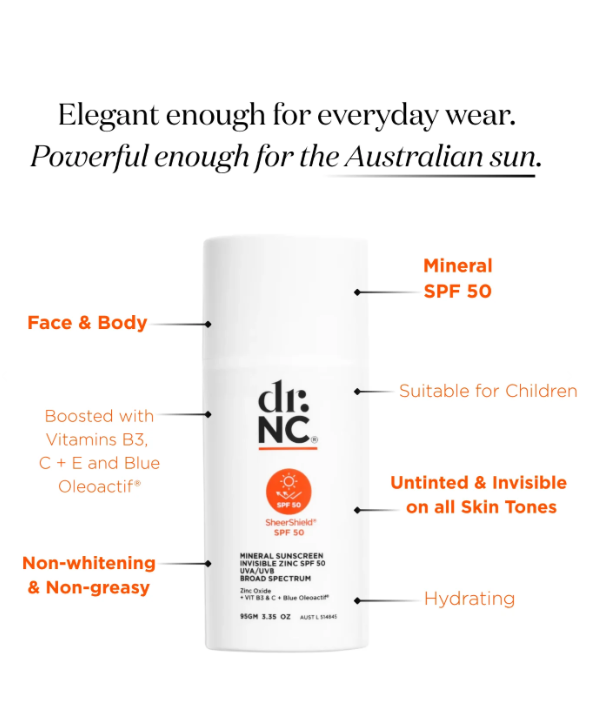 Dr. Natasha Cook Sheer Shield Invisible SPF 50