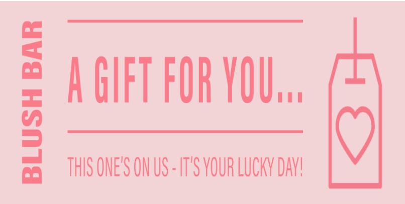 Blush Bar Gift Card